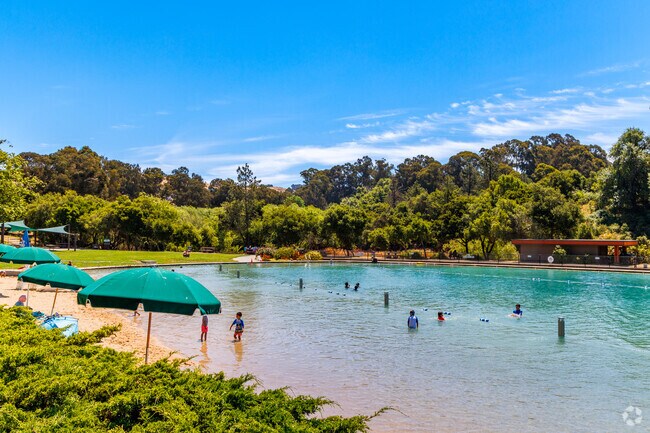 The swimming lagoon is one of the biggest attraction at Don Castro Regional Park.