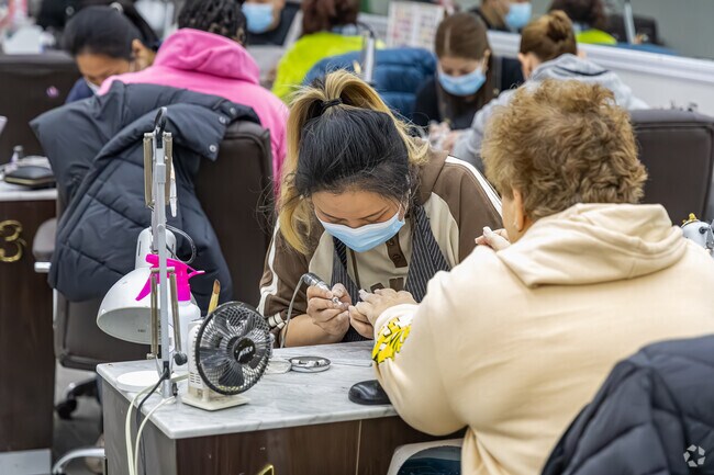 The retail shops in Downtown Perth Amboy offer a wide array of services such as nail salons and barber shops.