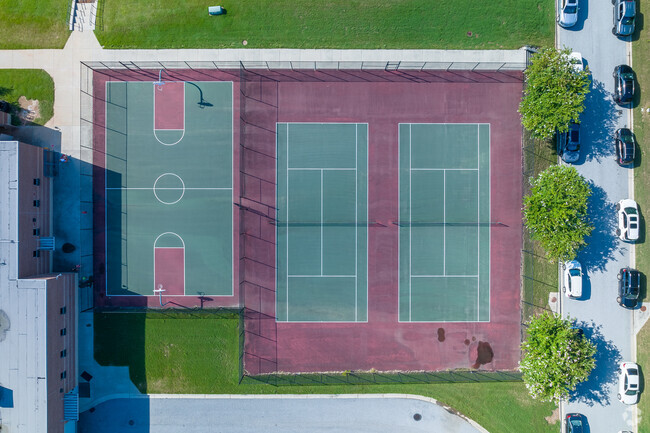 Loganville Middle School has many sports fields.
