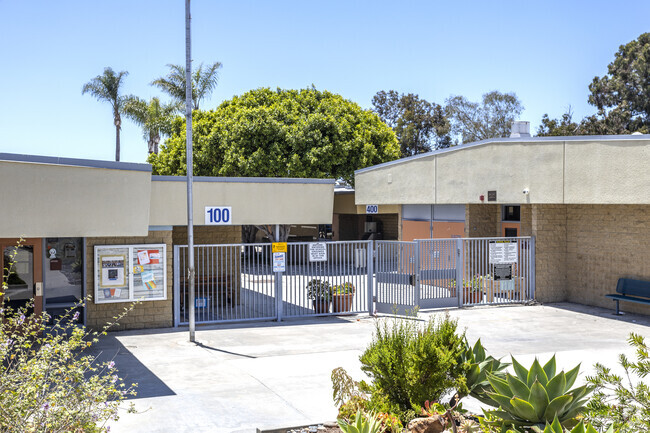 The entrance of the Capri Elementary School in Encinitas.
