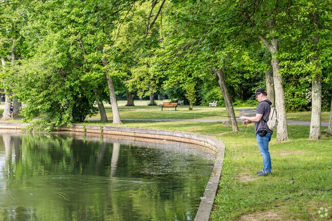 Belmont Lake State Park is a favorite spot for fishing and kayaking near West Babylon.
