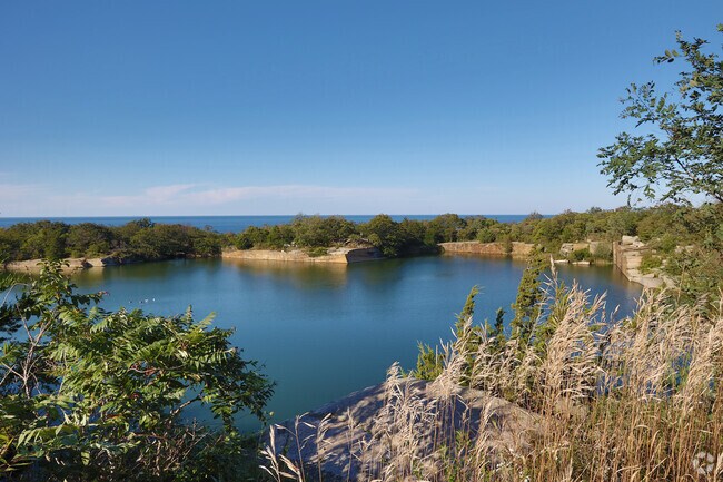 View of the Babson Quarry in Rockport.