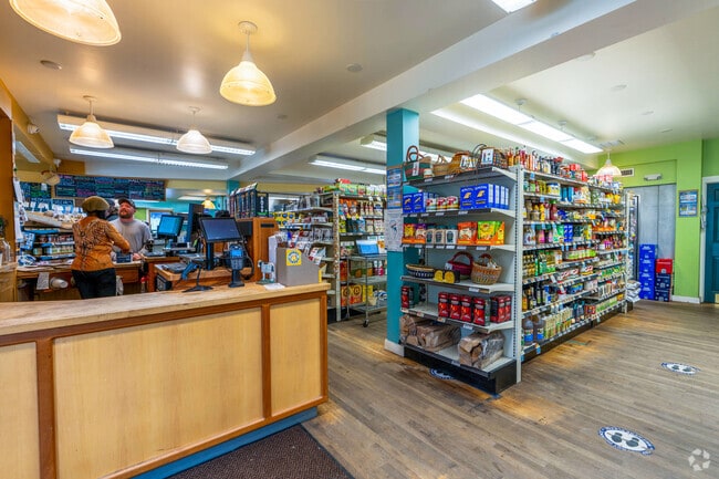 The Old Creamery Co-op is a community-owned market and deli serving Plainfield's hilltowns.