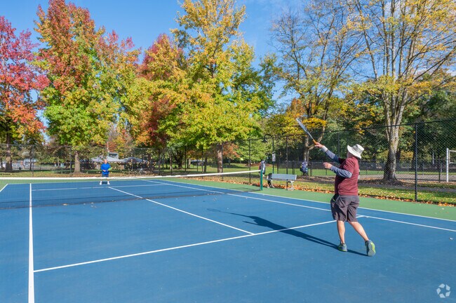 Head to Gene Coulon Park near the Sunset Neighborhood to play tennis with friends.