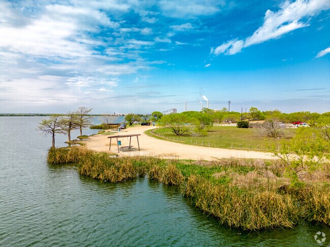 Calaveras Lake Park has campsites to let locals sleep under the stars.