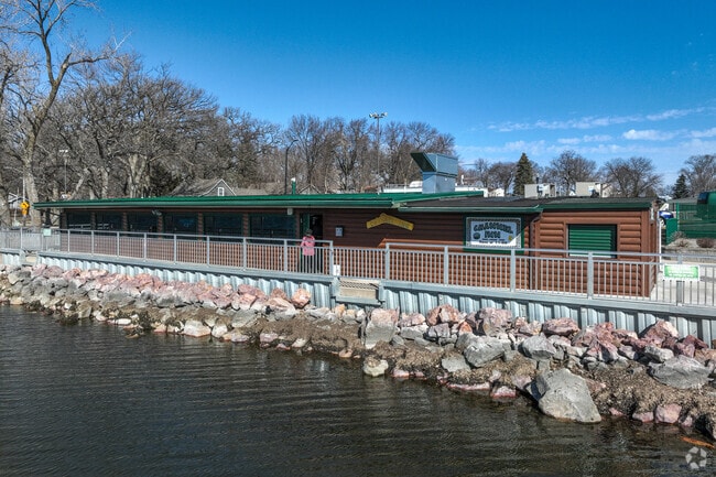 The Channel Inn is a popular lakeside restaurant in Fairmont, offering boat parking in the summer.