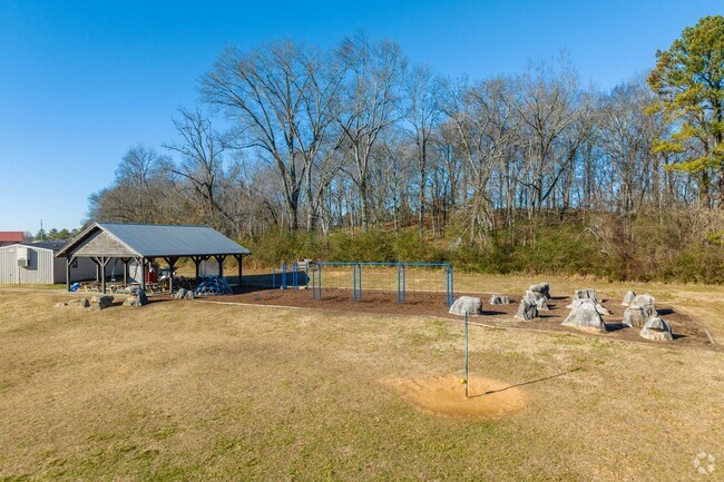 Agathos Classical School has a playground and covered picnic area in Columbia.
