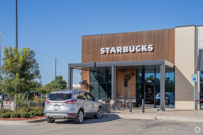 Starbucks near Terrace Hills offers delicious coffee for locals to start their day.