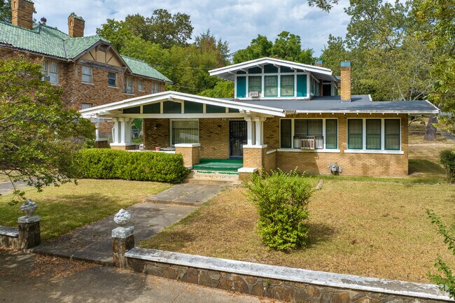 Craftsman bungalows are popular in the Central High area.