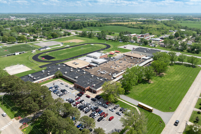 Russell Hawkins Junior High School focuses on core subjects like English.