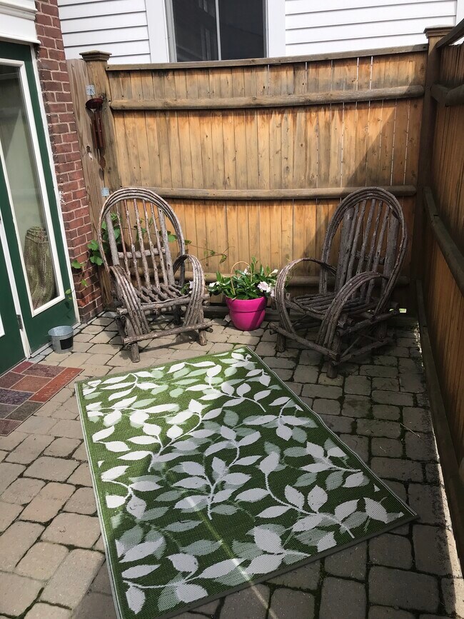 Private patio