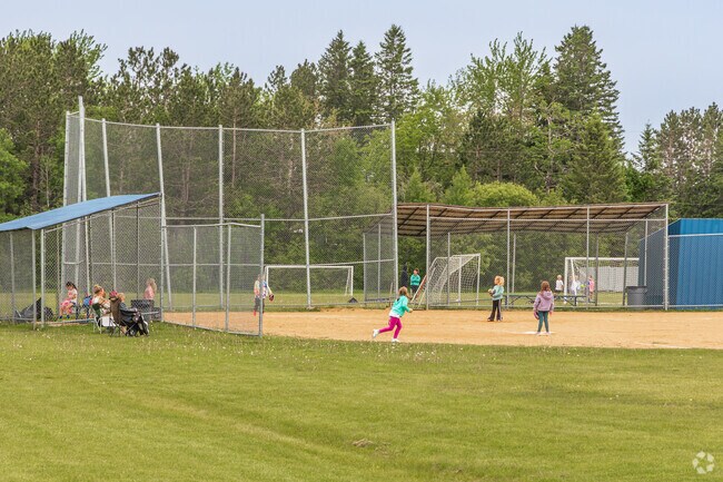 Residents of all ages play at the Esko School Fields.