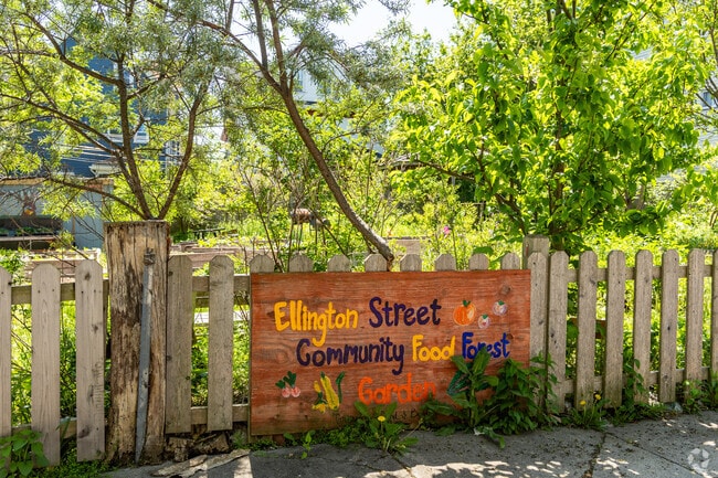 Many Franklin Field North residents enjoy spending time in the local community gardens.