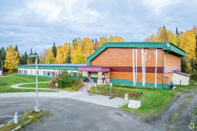 Salcha Elementary School serves 62 students in the community with attentive teachers and staff.