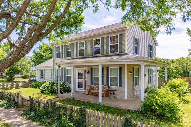 Colonial styled homes can be found in Northwest Oswego.