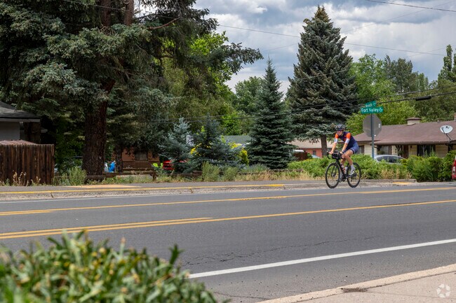 Mountain and road bikers have their choice of rides in Coconino Estates.