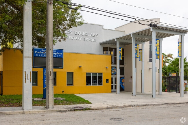 Federick Douglass Elementary School entrance.