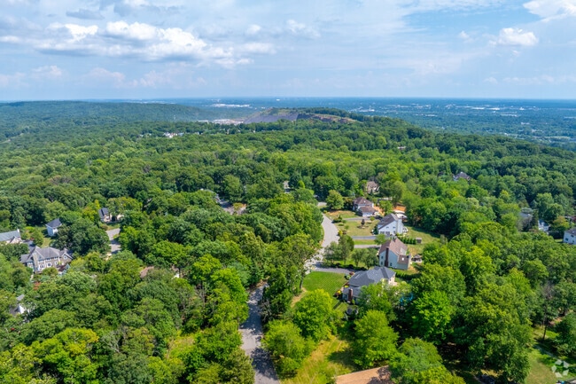 Martinsville is elevated, leaving many houses high above sea level.