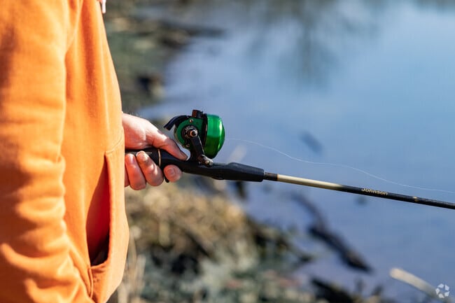 England-Idlewild Park, in Burlington, is great for fishing.