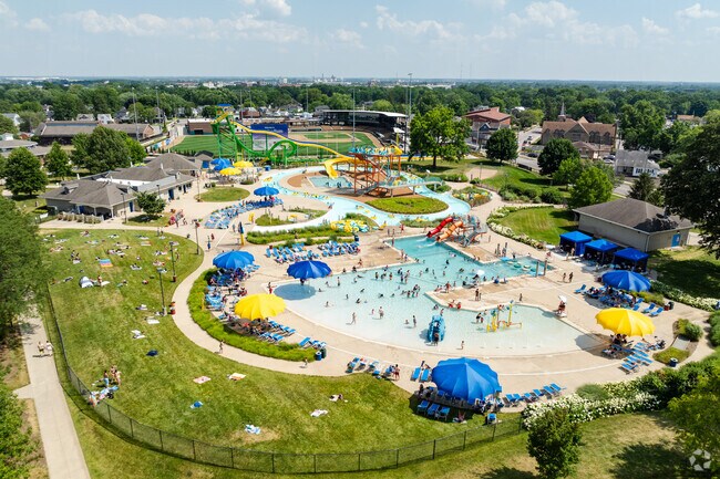 Tropicanoe Cove is a popular water park next to Columbian Park in Lafayette.