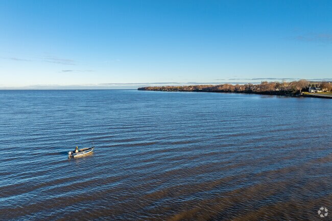 Fishermen can launch a boat from the Brothertown boat ramp.
