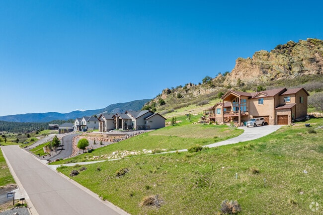 Most of the homes in Perry Park sit on lots over an acre and are relatively newly built.