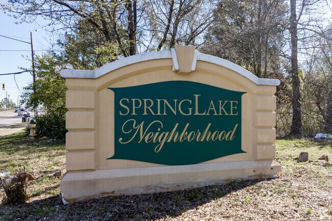 Welcome to the Spring Lake neighborhood.