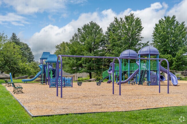 The new playground at Drexelwood Park in Whitfield is loved by neighborhood kids.