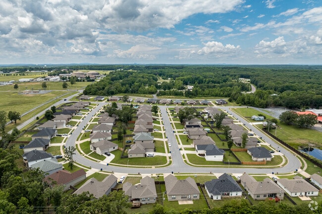 Newer housing additions in Sherwood are tucked away in more secluded areas.