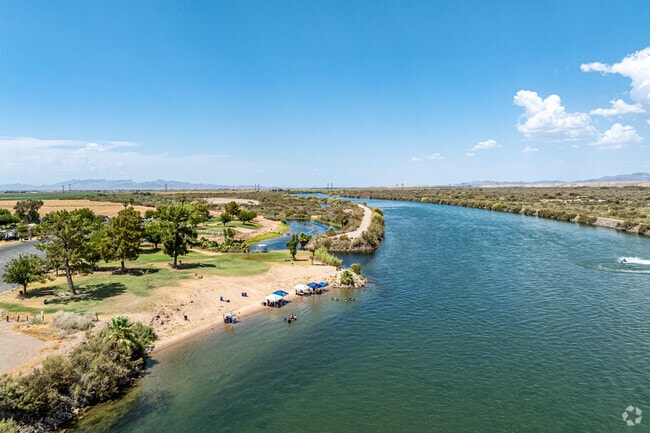 Visitors to Ripley love to cool off in the Colorado River at Blythe's Peter Mcintyre County Park.