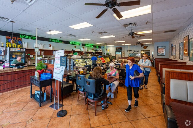 Enjoy a delicious breakfast at Rob's Bageland in Eagle Trace.