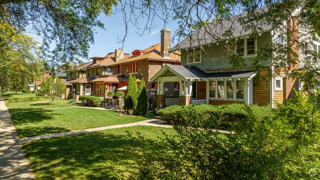 Rows of homes with unique architectural styles can be found throughout Sherman Park.