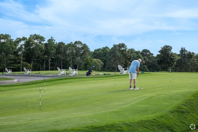 Golfers of Bourne can work on their short game at Brookside Golf Club.