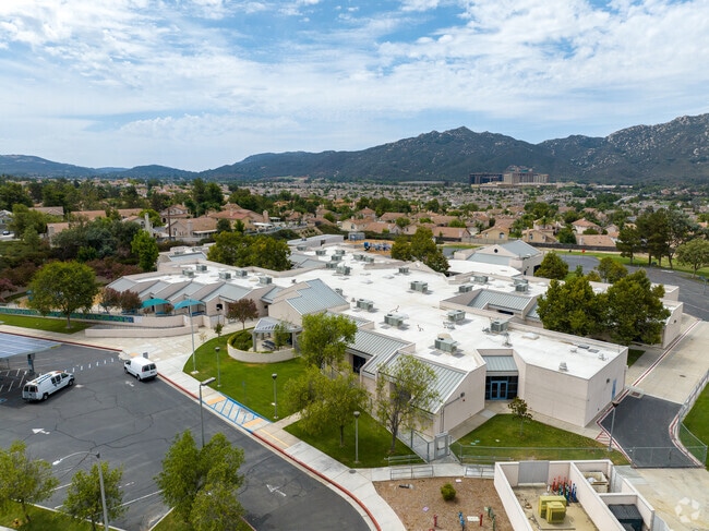 Overview of Red Hawk Elementary building.