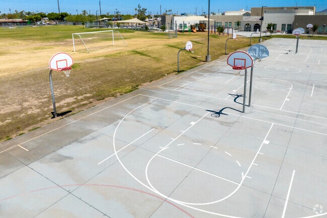 Frank Elementary School in Guadalupe serves over 600 local children.