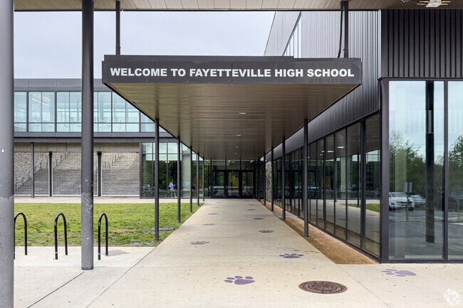 Fayetteville High School entrance