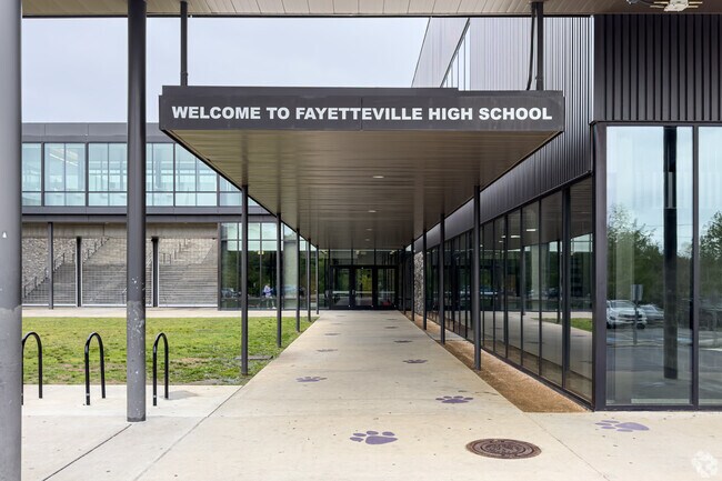 Students enjoy their classes and electives at Fayetteville High School.