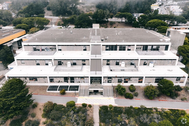 Ruth Asawa School of the Arts has a modern design.
