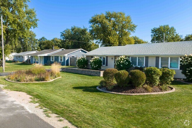 Ranch-style homes of Lewis University were built in the late 1950s and early 1960s.