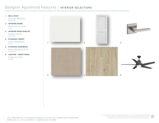 Toll Brothers at The Downs - Churchill Collection, Mandaloun Farmhouse Plan unit 38410045, Northville, MI 48167 - photo 5