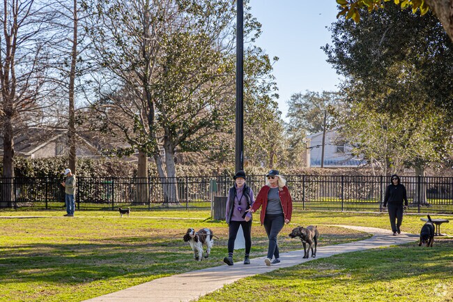 Take you dog out to play at the dog park at Lafreniere Park.