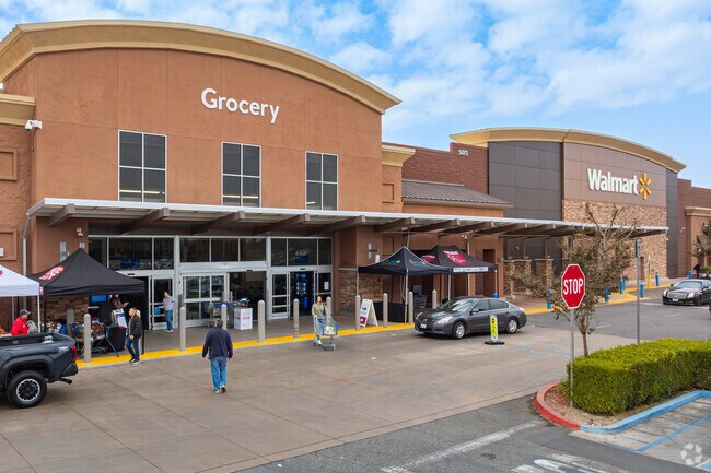 Terra Vista enjoy shopping at the local Walmart store.