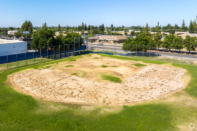 There is a baseball field for students at Ahwahnee Middle School in Fresno.