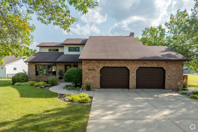 Steep and sloping roofs are common in Westgate and help during the snowy winter months.