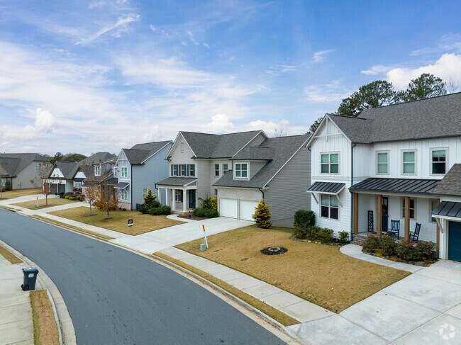 Union Hill has many new builds and modern farm style house.