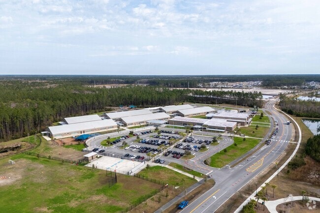 A bird eye view of the Wildlight Elementary School in Yulee.