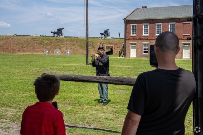 Visitors of Fort Clinch State Park can experience life in the Fort during the 800's.