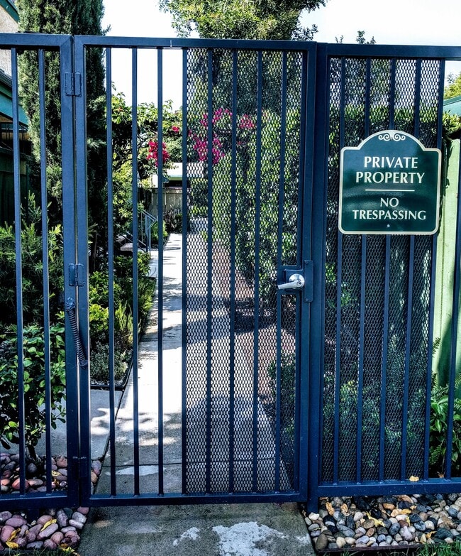 gated entrance