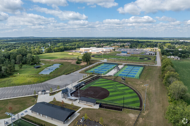 Fairfield Junior/Senior High School's track and sports facilities.