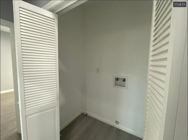 Washer and dryer hook ups